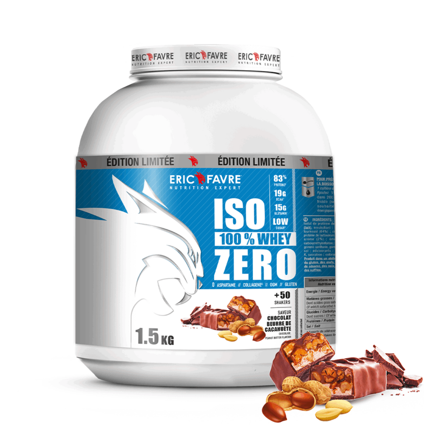 Iso Zero 100% Whey Protéine CHOCO PEANUT BUTTER - ERIC FAVRE