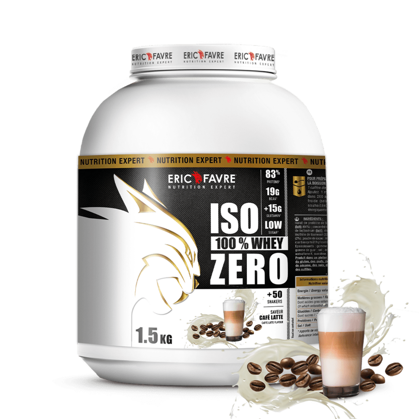 Iso Zero 100% Whey Protéine CAFÉ LATTE - ERIC FAVRE